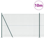 Recinzione Metallica Saldato con Base in Cemento 10x1,5m