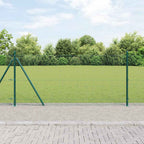 Recinzione Metallica Saldata con Base in Cemento 25 x 0,8 m