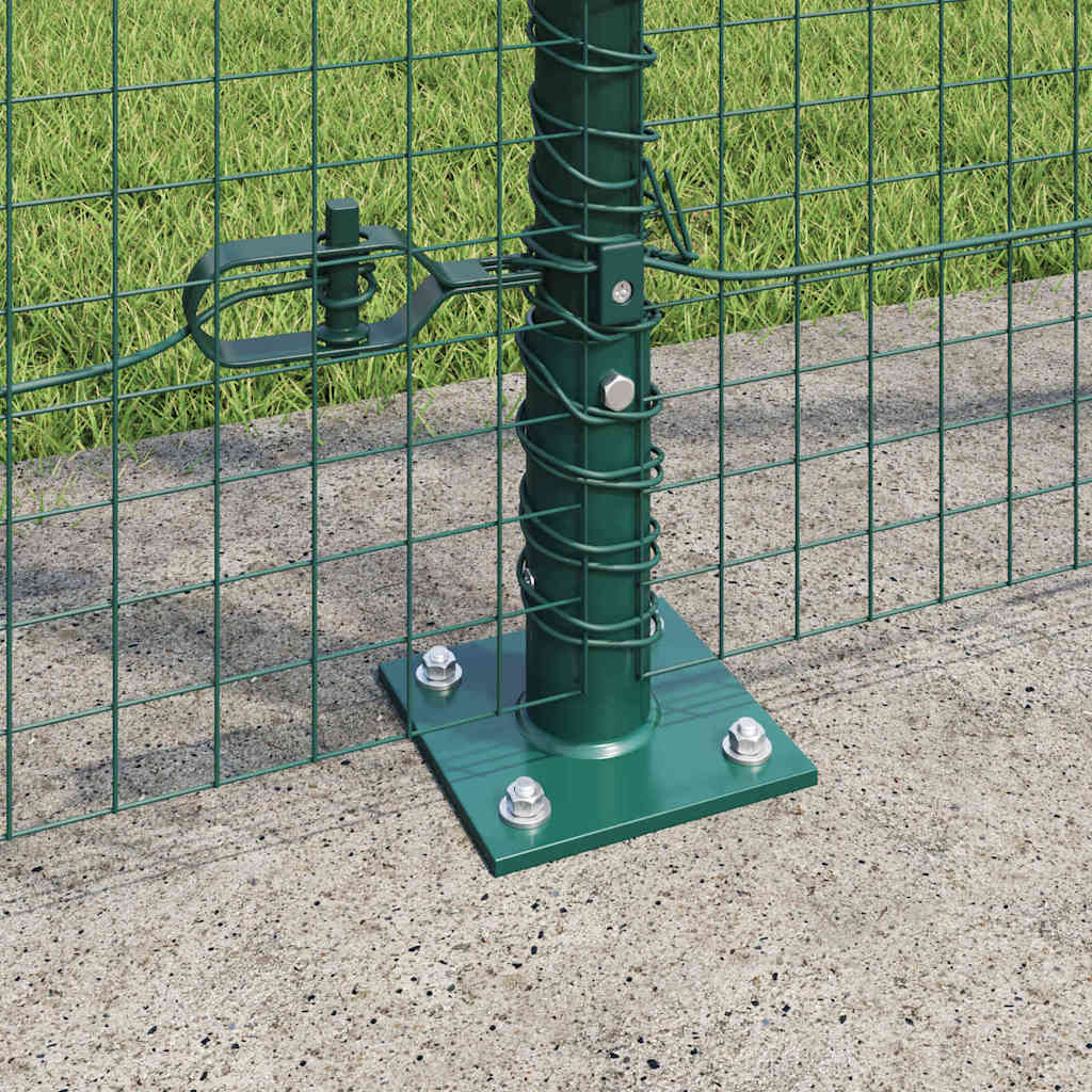 Recinzione Metallica Saldata con Base in Cemento 25 x 1,4 m