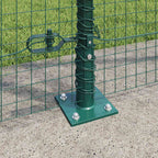 Recinzione Metallica Saldata con Base in Cemento 25 x 1,4 m