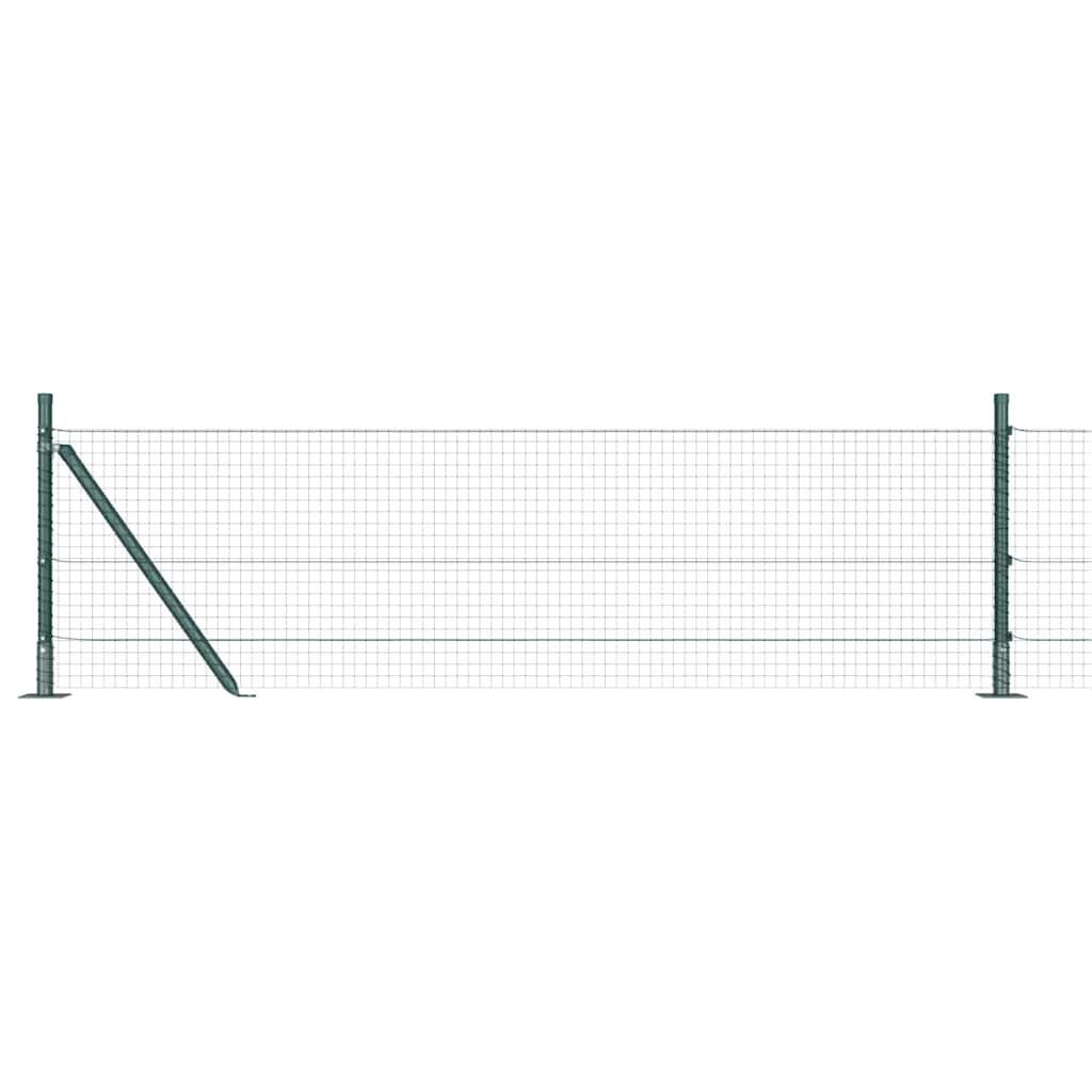 Recinzione Metallica Saldato con Base in Cemento 50 x 0,4 m