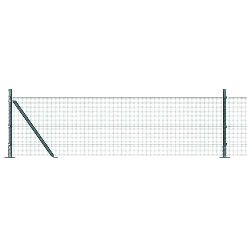 Recinzione Metallica Saldato con Base in Cemento 50 x 0,6 m