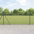 Recinzione Metallica Saldata con Base in Cemento 10x1m