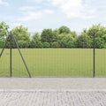 Recinzione Metallica Saldata con Base in Cemento 10 x 1,2 m