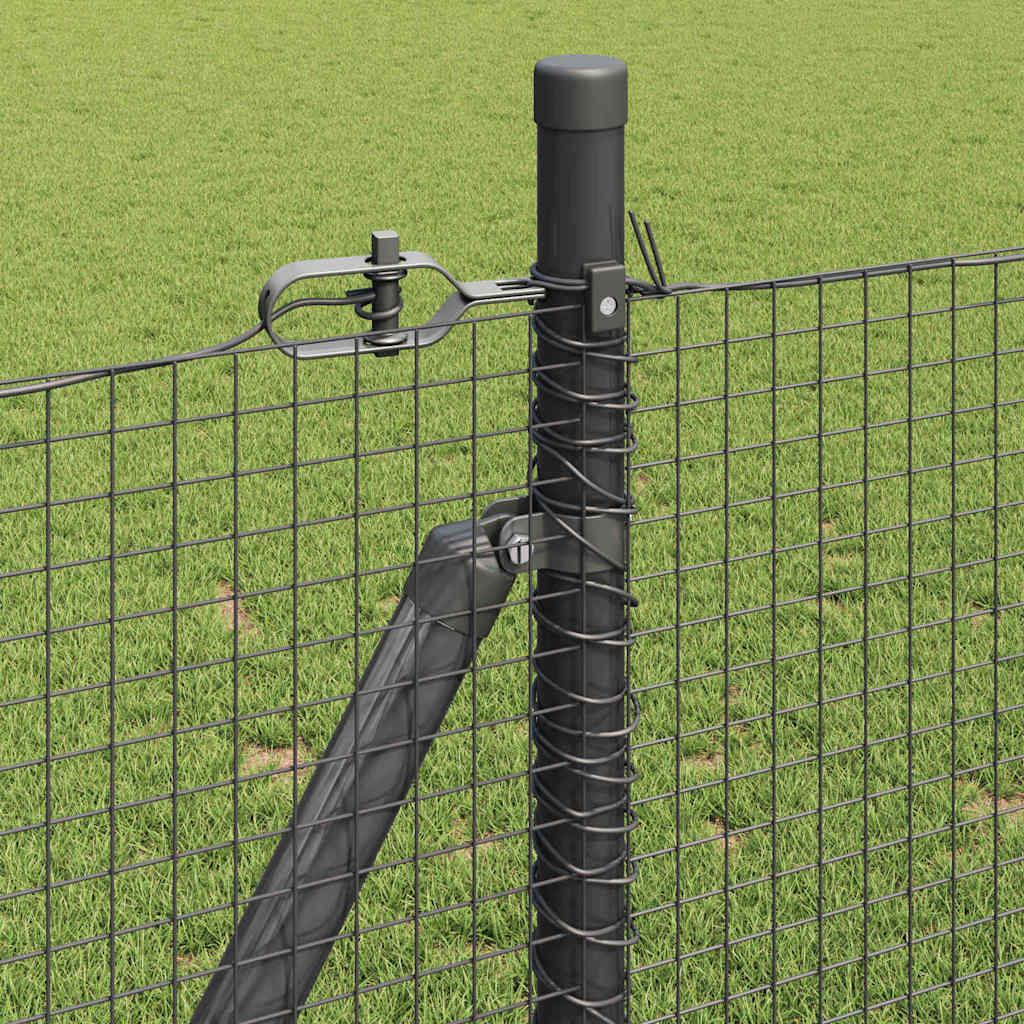 Recinzione Metallica Saldato con Base in Cemento 25 x 1 m
