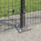 Recinzione Metallica Saldato con Base in Cemento 25 x 1 m