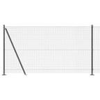 Recinzione Metallica Saldata con Base in Cemento 25 x 1,2 m