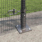 Recinzione Metallica Saldata con Pali e Base in Cemento 25 x 1,4 m