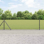 Recinzione Metallica Saldato con Base in Cemento 50 x 0,4 m