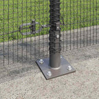 Recinzione Metallica Saldata con Base in Cemento 50 x 1,2 m