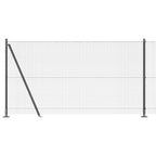 Recinzione Metallica Saldata con Base in Cemento 50 x 1,2 m