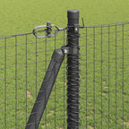Recinzione Metallica Saldata in Acciaio con Base in Cemento 50 x 1,2 m
