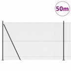 Recinzione Metallica Saldato con Base in Cemento 50 x 1,5 m