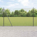 Recinzione Metallica Saldato con Base in Cemento 50 x 1,5 m