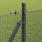 Recinzione Metallica Saldato con Base in Cemento 100x0,8 m