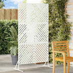 Schermo Privacy Bianco Acciaio 100 x 50 x 180 cm