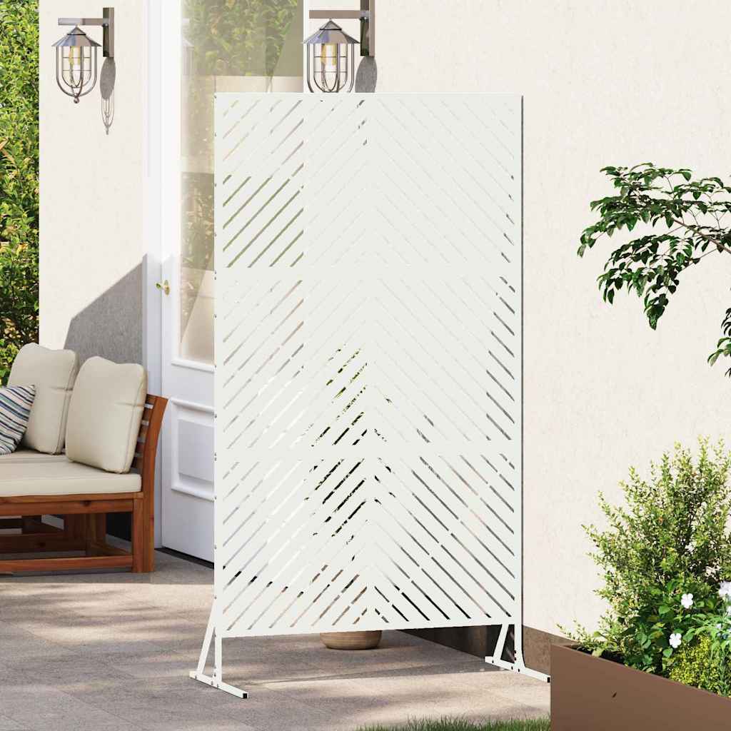 Schermo Privacy Bianco Acciaio 100 x 50 x 180 cm