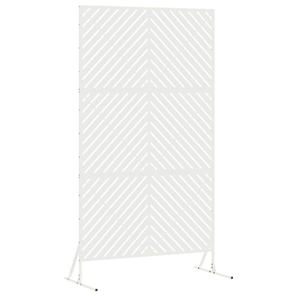 Schermo Privacy Bianco Acciaio 100 x 50 x 180 cm
