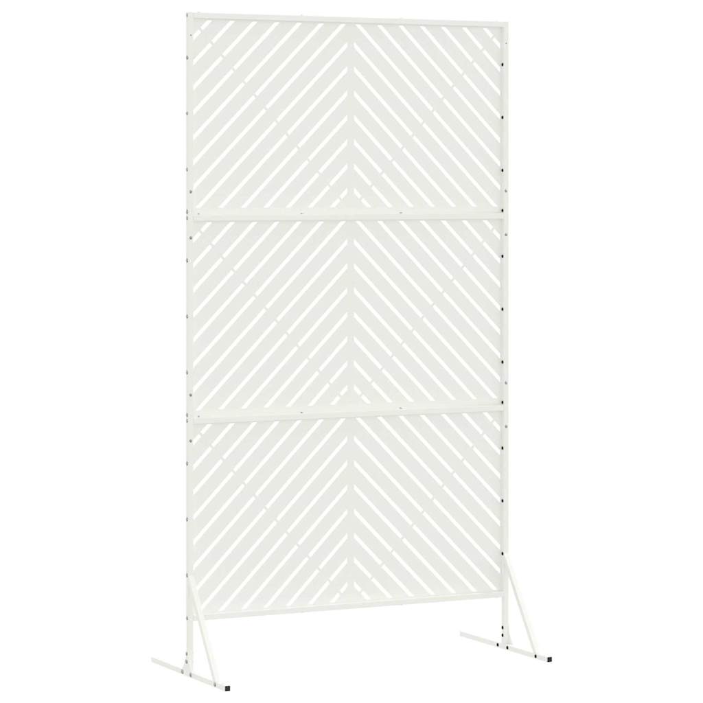 Schermo Privacy Bianco Acciaio 100 x 50 x 180 cm
