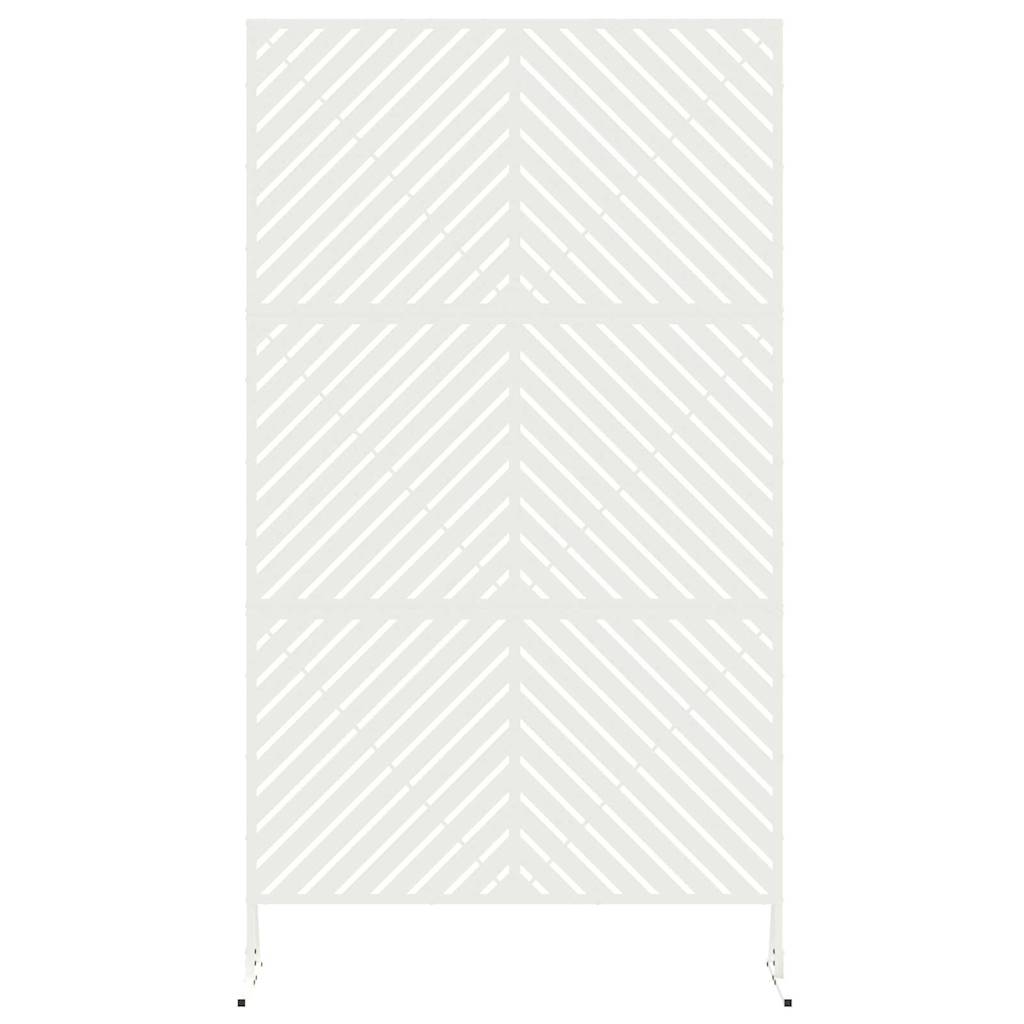 Schermo Privacy Bianco Acciaio 100 x 50 x 180 cm