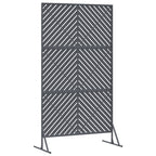 Schermo Privacy Antracite 100 x 50 x 180 cm Acciaio