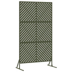Schermo Privacy Oliva 100 x 50 x 180 cm Acciaio
