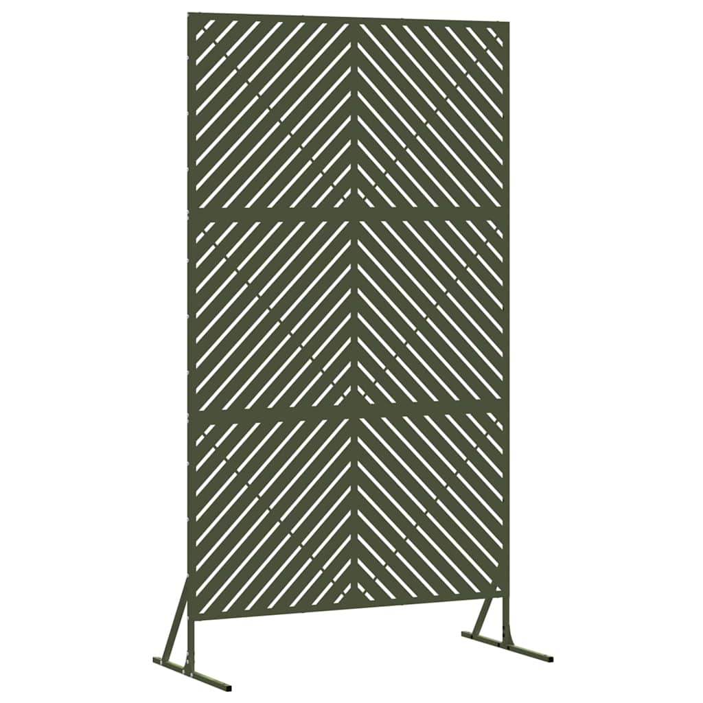Schermo Privacy Oliva 100 x 50 x 180 cm Acciaio