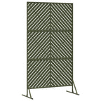 Schermo Privacy Oliva 100 x 50 x 180 cm Acciaio
