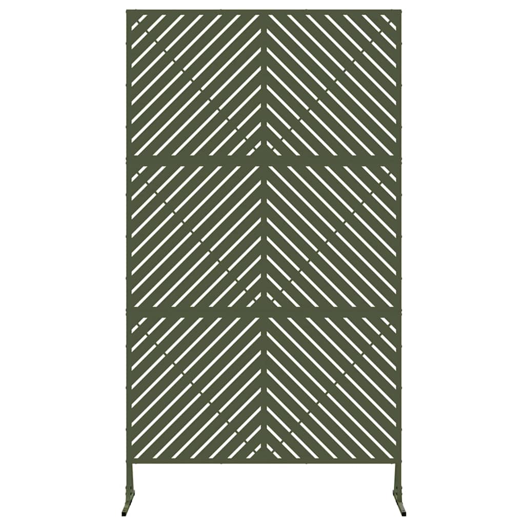 Schermo Privacy Oliva 100 x 50 x 180 cm Acciaio