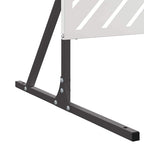 Schermo Privacy Grigio 100 x 50 x 180 cm Acciaio