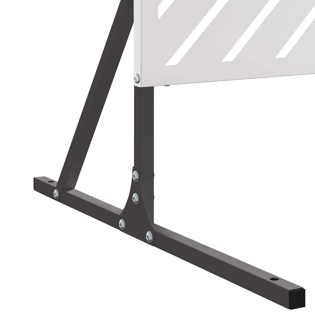 Schermo Privacy Grigio 100 x 50 x 180 cm Acciaio