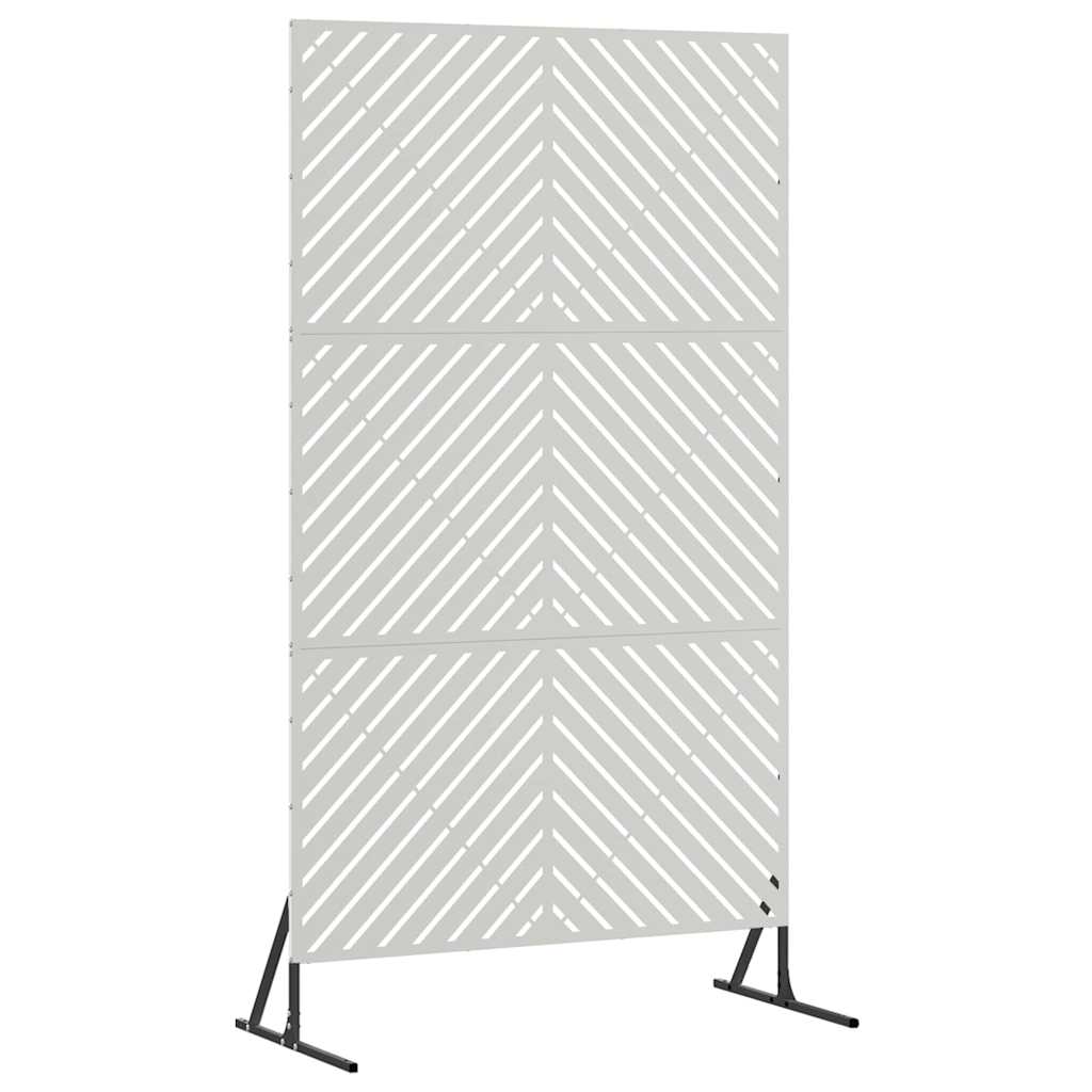 Schermo Privacy Grigio 100 x 50 x 180 cm Acciaio