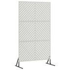 Schermo Privacy Grigio 100 x 50 x 180 cm Acciaio