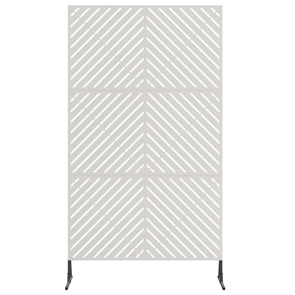 Schermo Privacy Grigio 100 x 50 x 180 cm Acciaio