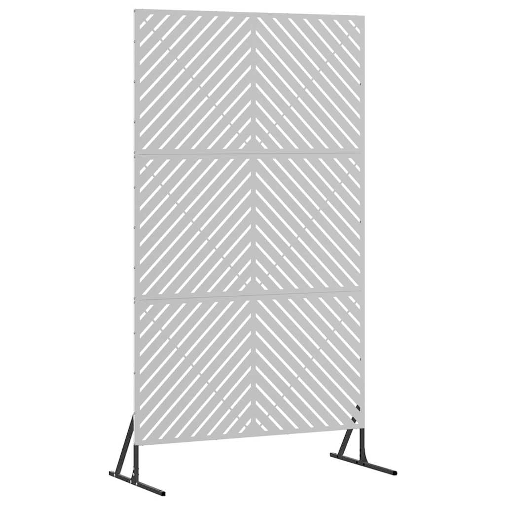Schermo Privacy Grigio in Acciaio 100 x 50 x 180 cm