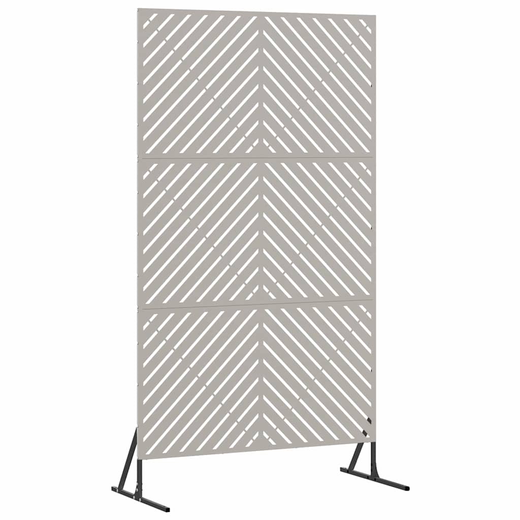 Schermo Privacy Grigio 100 x 50 x 180 cm Acciaio