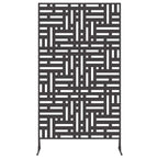 Schermo Privacy Nero 100 x 50 x 180 cm Acciaio