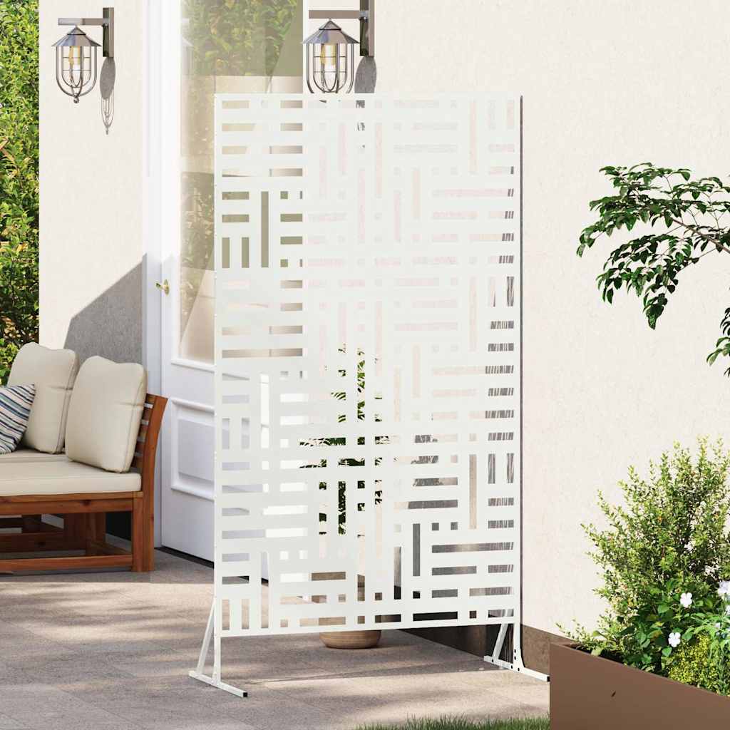 Schermo Privacy Bianco Acciaio 100 x 50 x 180 cm