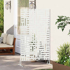 Schermo Privacy Bianco Acciaio 100 x 50 x 180 cm