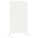 Schermo Privacy Bianco Acciaio 100 x 50 x 180 cm
