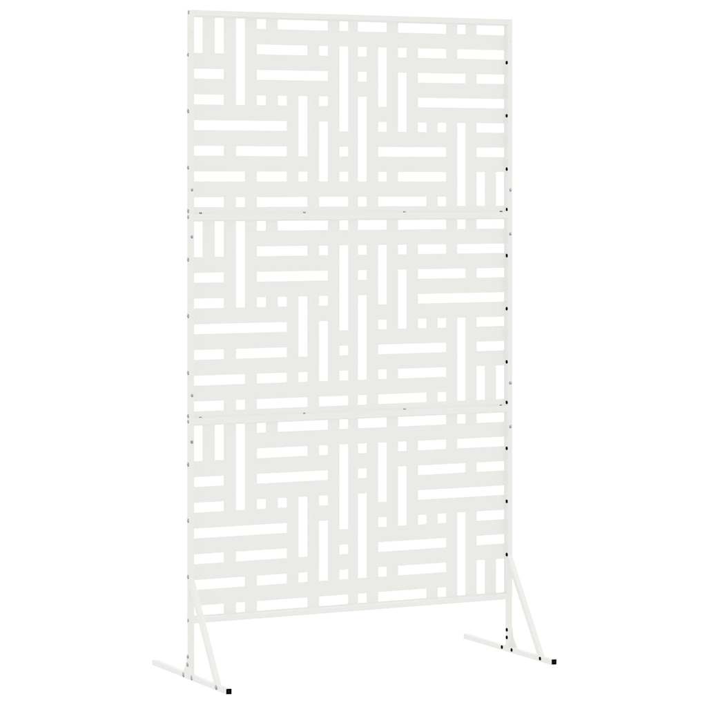 Schermo Privacy Bianco Acciaio 100 x 50 x 180 cm