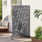 Schermo Privacy Antracite 100 x 50 x 180 cm Acciaio