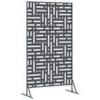 Schermo Privacy Antracite 100 x 50 x 180 cm Acciaio