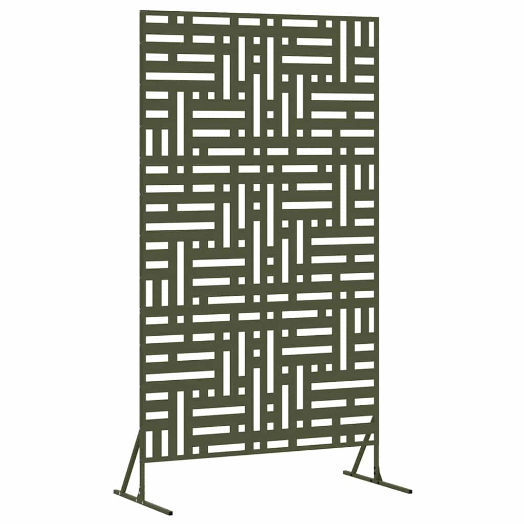 Schermo Privacy Oliva 100 x 50 x 180 cm Acciaio