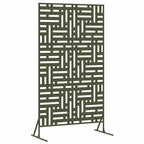 Schermo Privacy Oliva 100 x 50 x 180 cm Acciaio