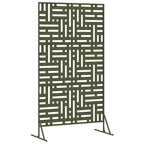 Schermo Privacy Oliva 100 x 50 x 180 cm Acciaio