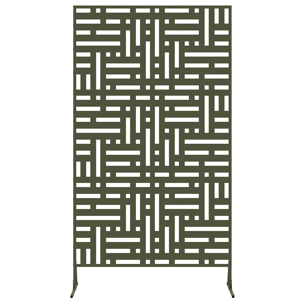 Schermo Privacy Oliva 100 x 50 x 180 cm Acciaio