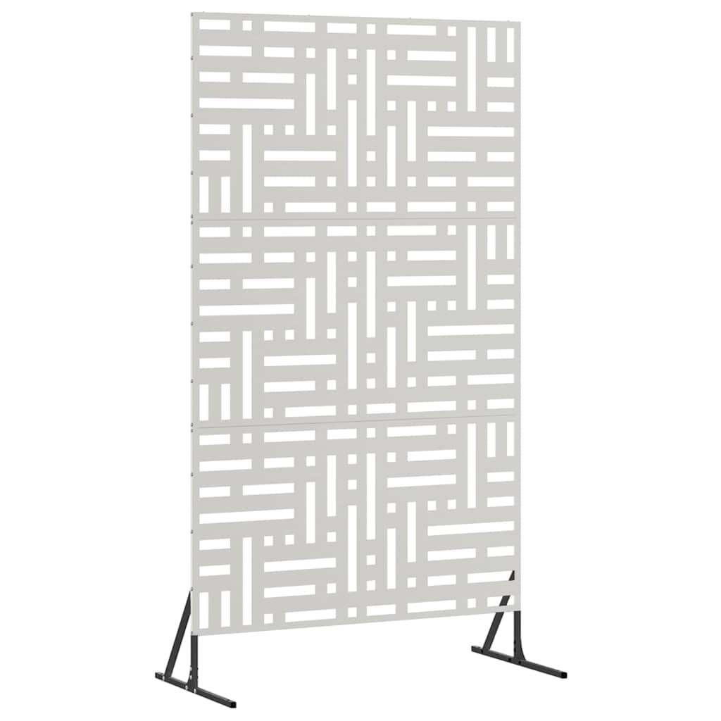 Schermo Privacy in Acciaio Grigio 100 x 50 x 180 cm