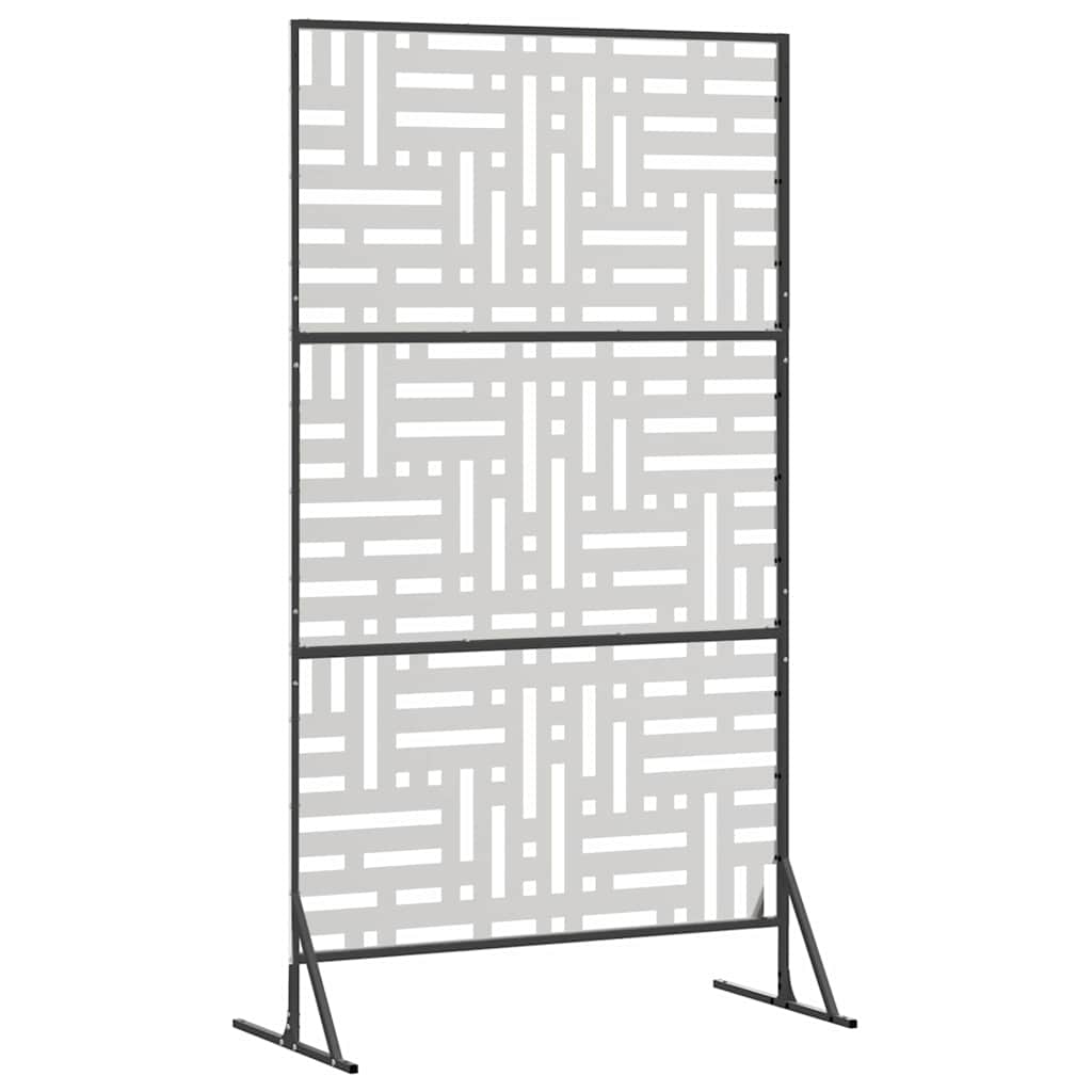 Schermo Privacy in Acciaio Grigio 100 x 50 x 180 cm