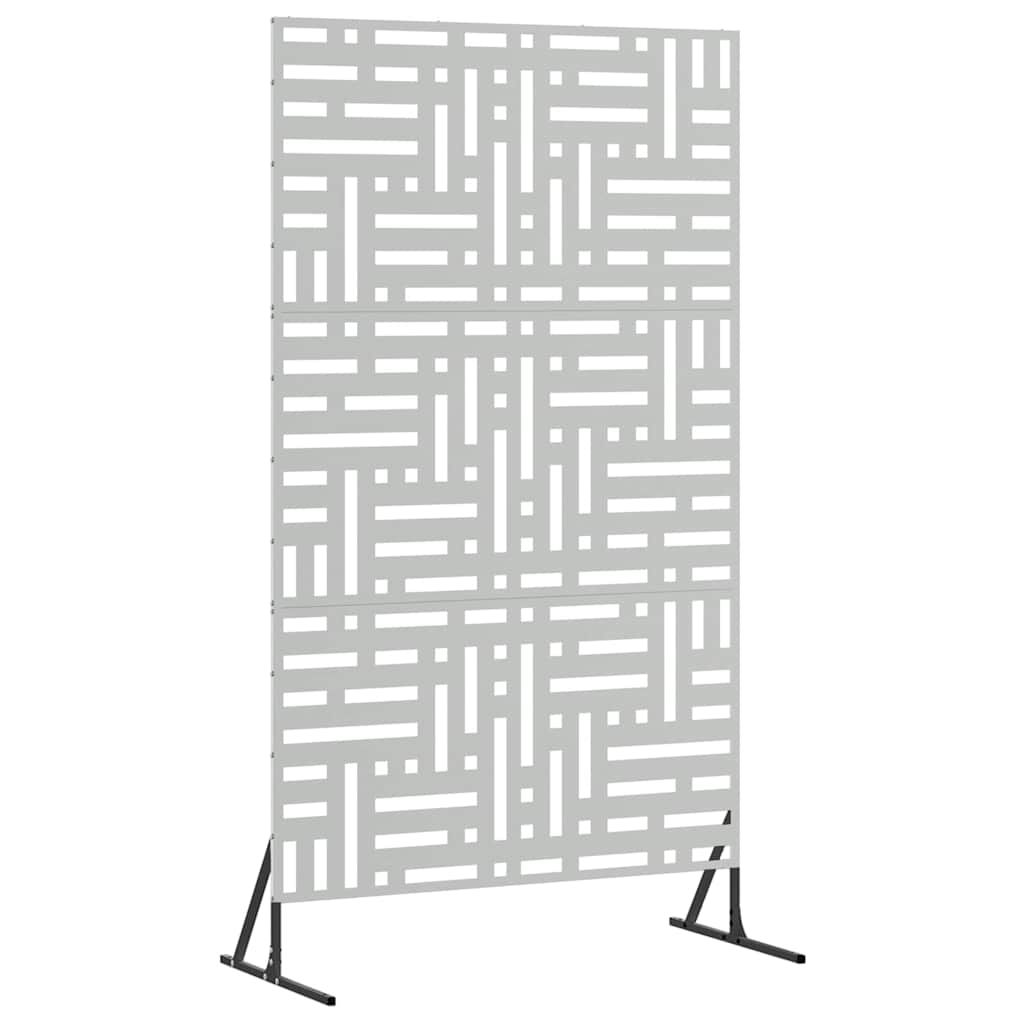 Schermo Privacy in Acciaio Grigio 100 x 50 x 180 cm